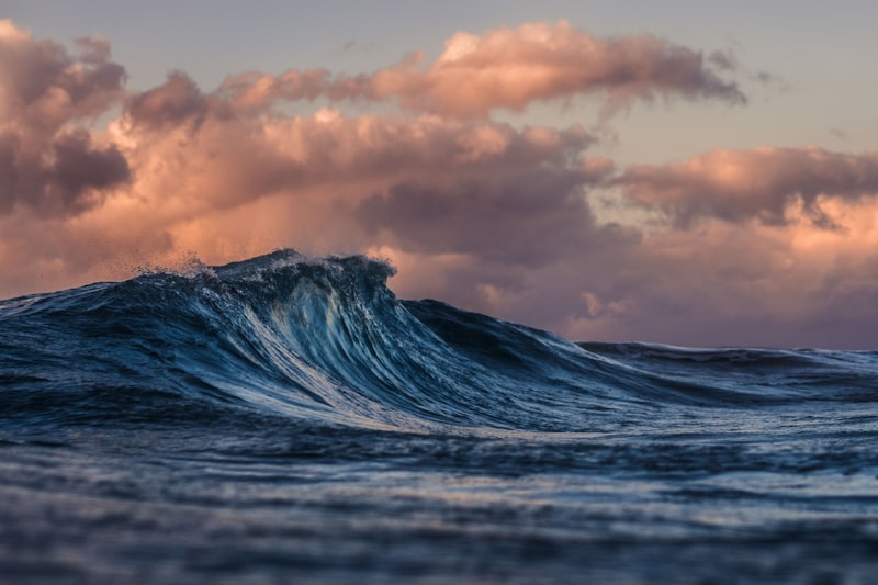 Clean ocean and coastal environment representing marine ecosystem protection